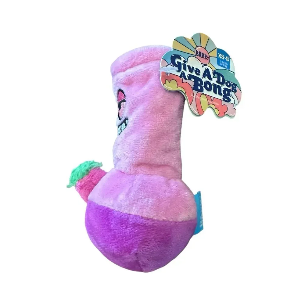 BARK BOX Give a Dog a Bong Toy SMALL/XS Barkbox 4/20 Collection Stoner Squeaker